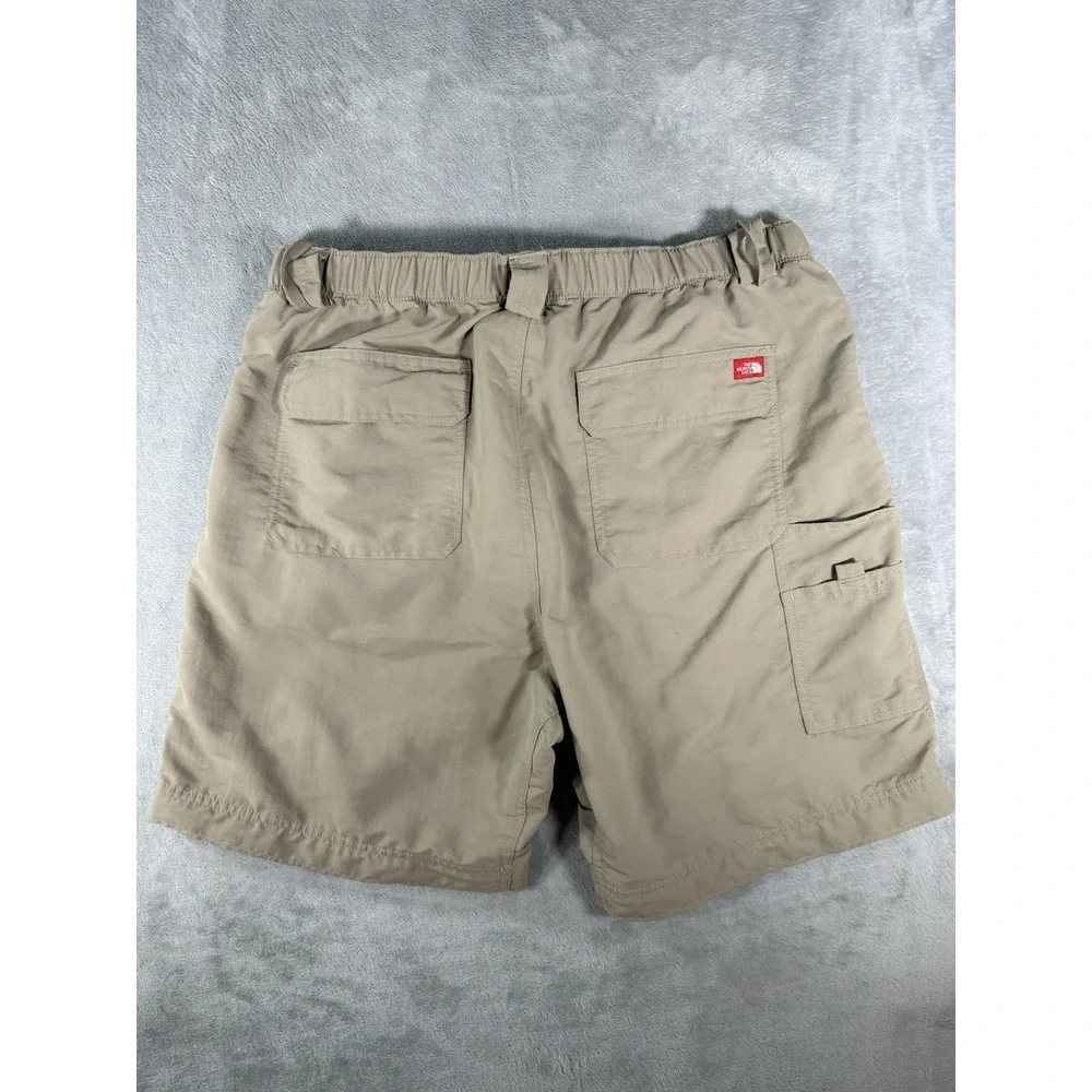 The North Face Shorts Men's Large Tan Paramount Peak Nylon Belted Cargo Hiking
